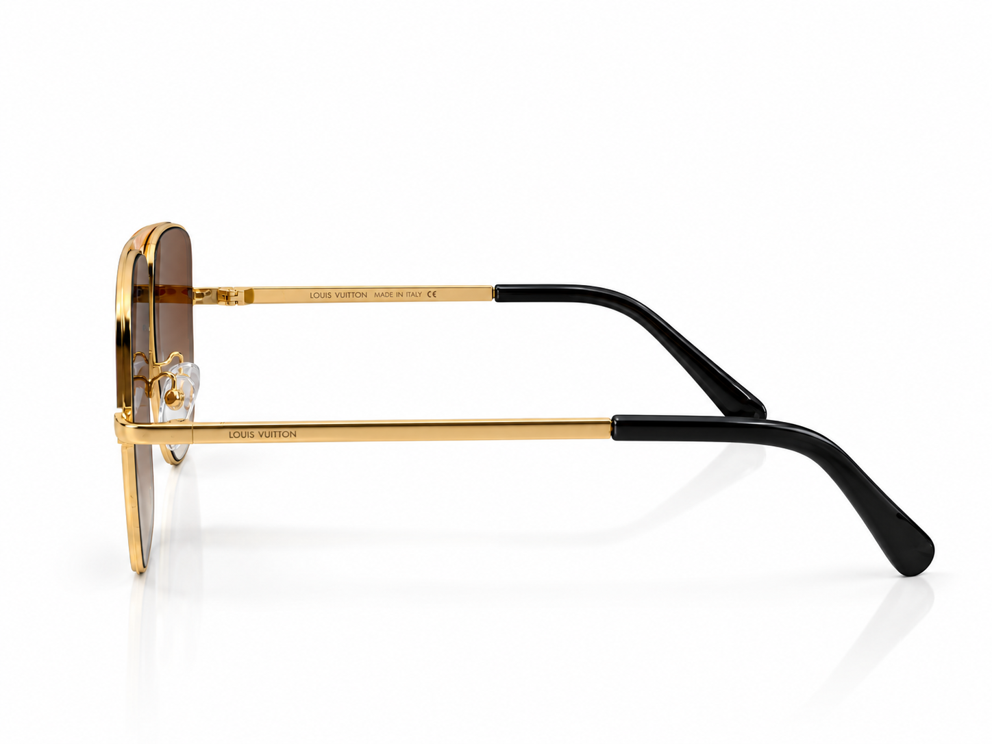 2076 Monogram Brown Gradient Aviator Sunglasses