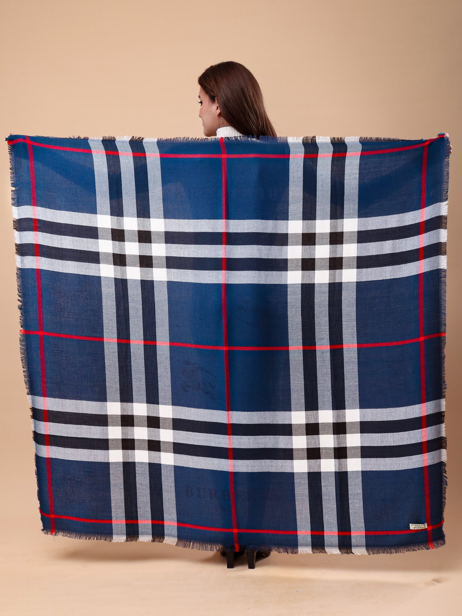 Navy Regent Shawl