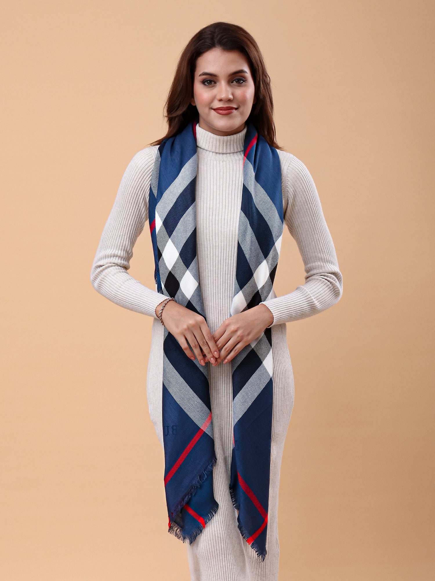 Navy Regent Shawl