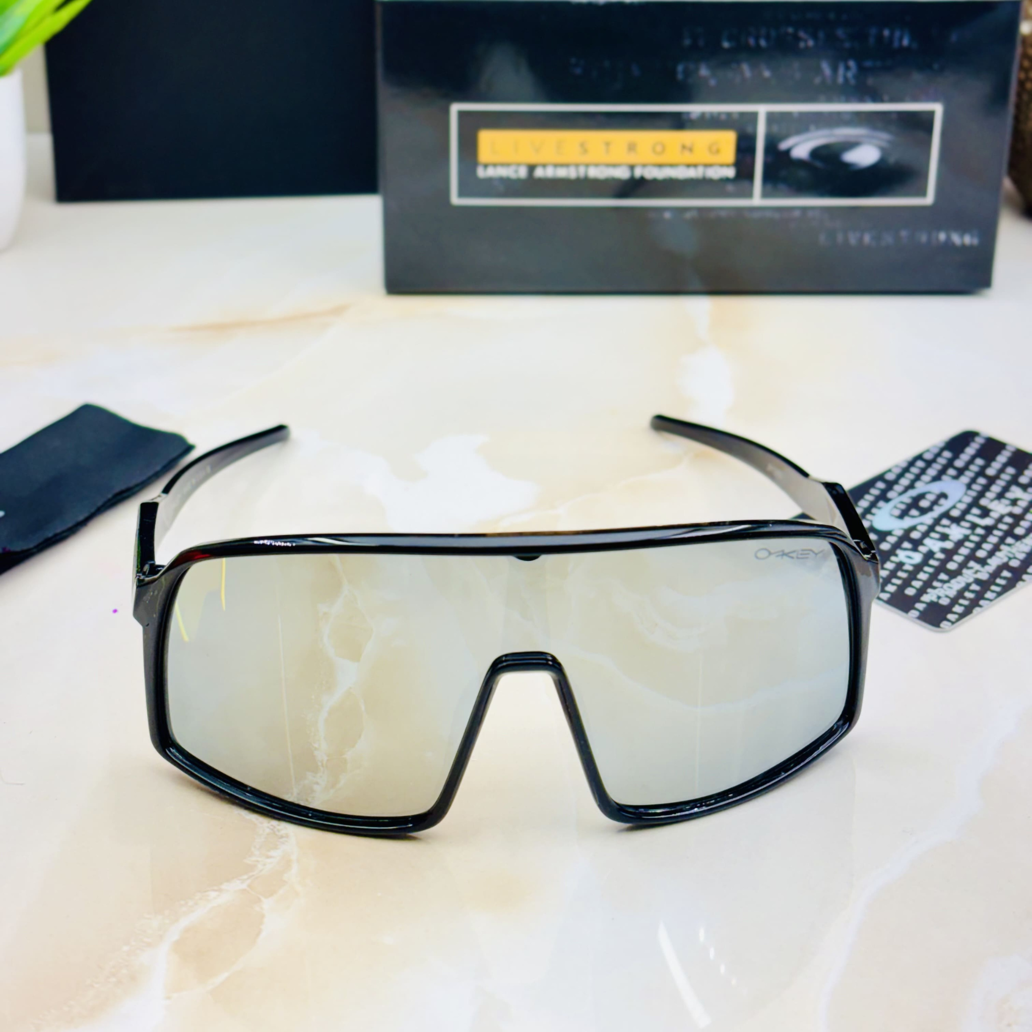 Silver Shield Sunglasses