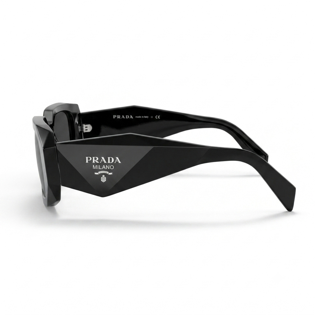 Geometric Rectangular Sunglass for Women – Bold Chunky Thick Frame Eyewear