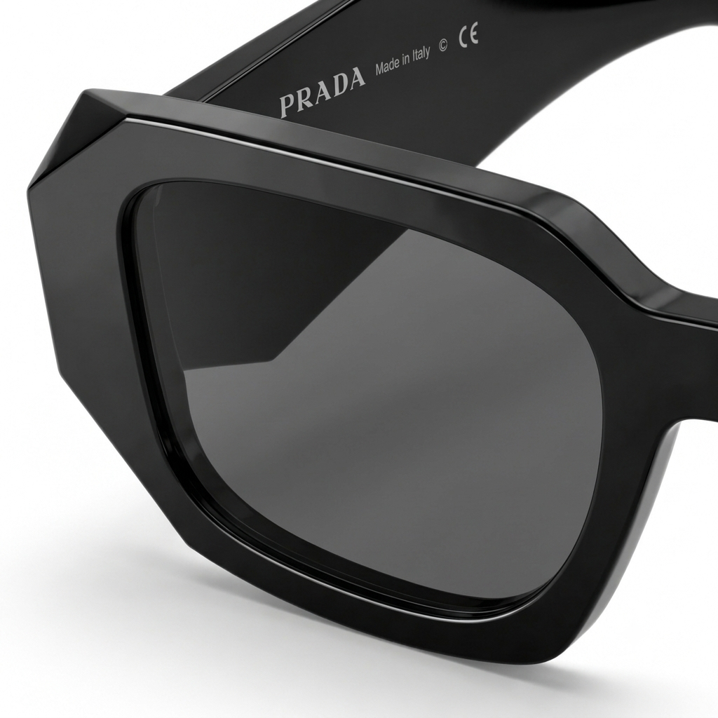 Geometric Rectangular Sunglass for Women – Bold Chunky Thick Frame Eyewear