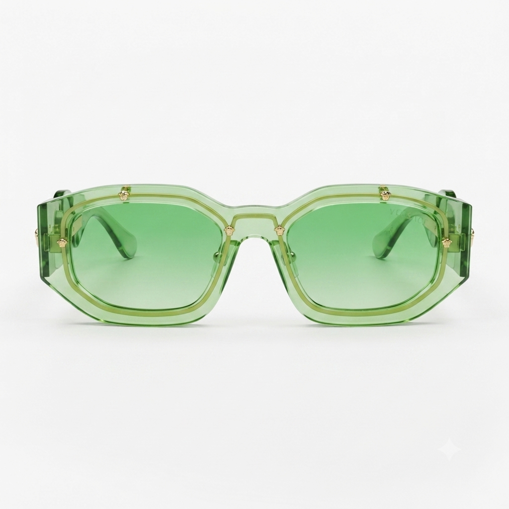 2235 Faceted Emerald Prism