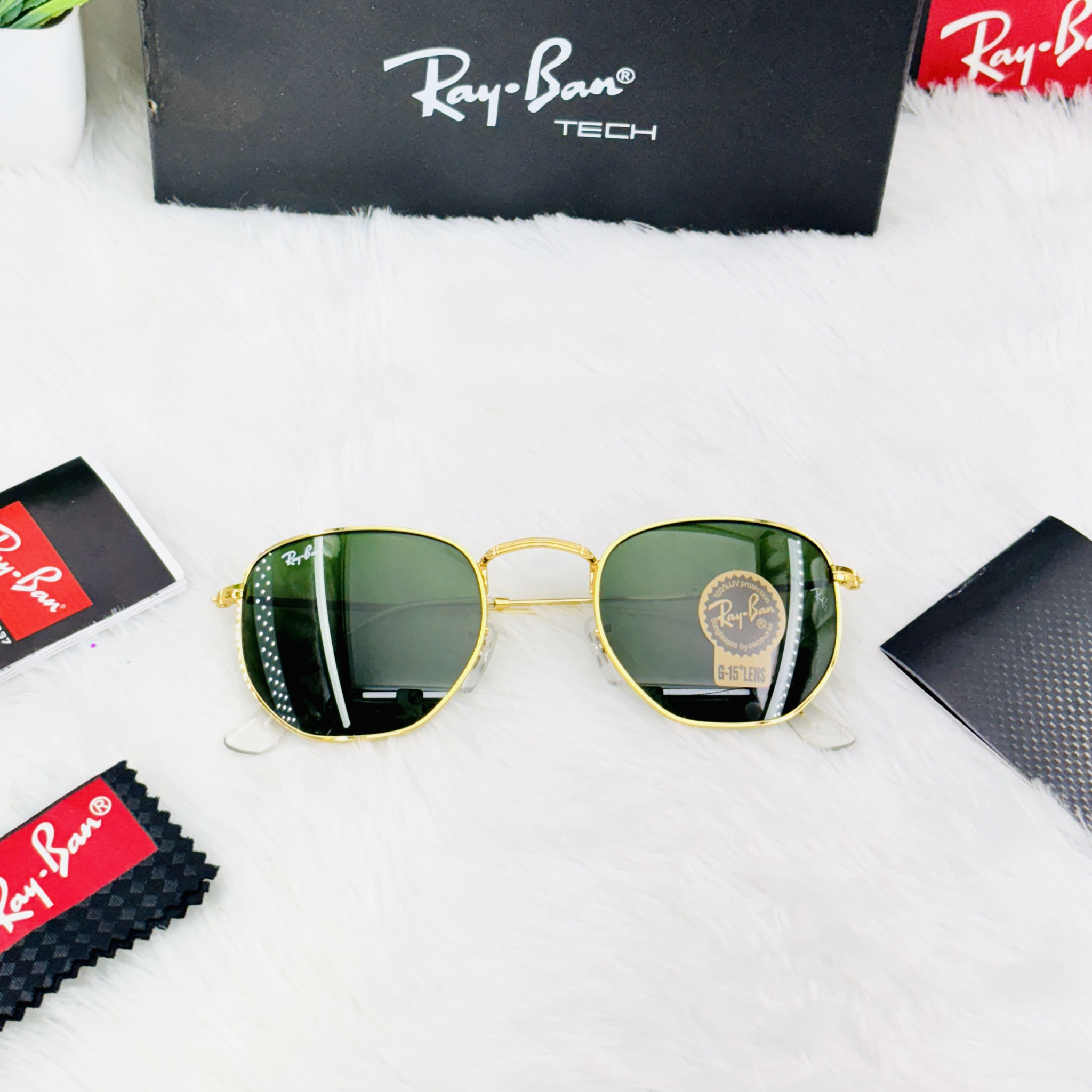 Emerald Metal Sunglasses