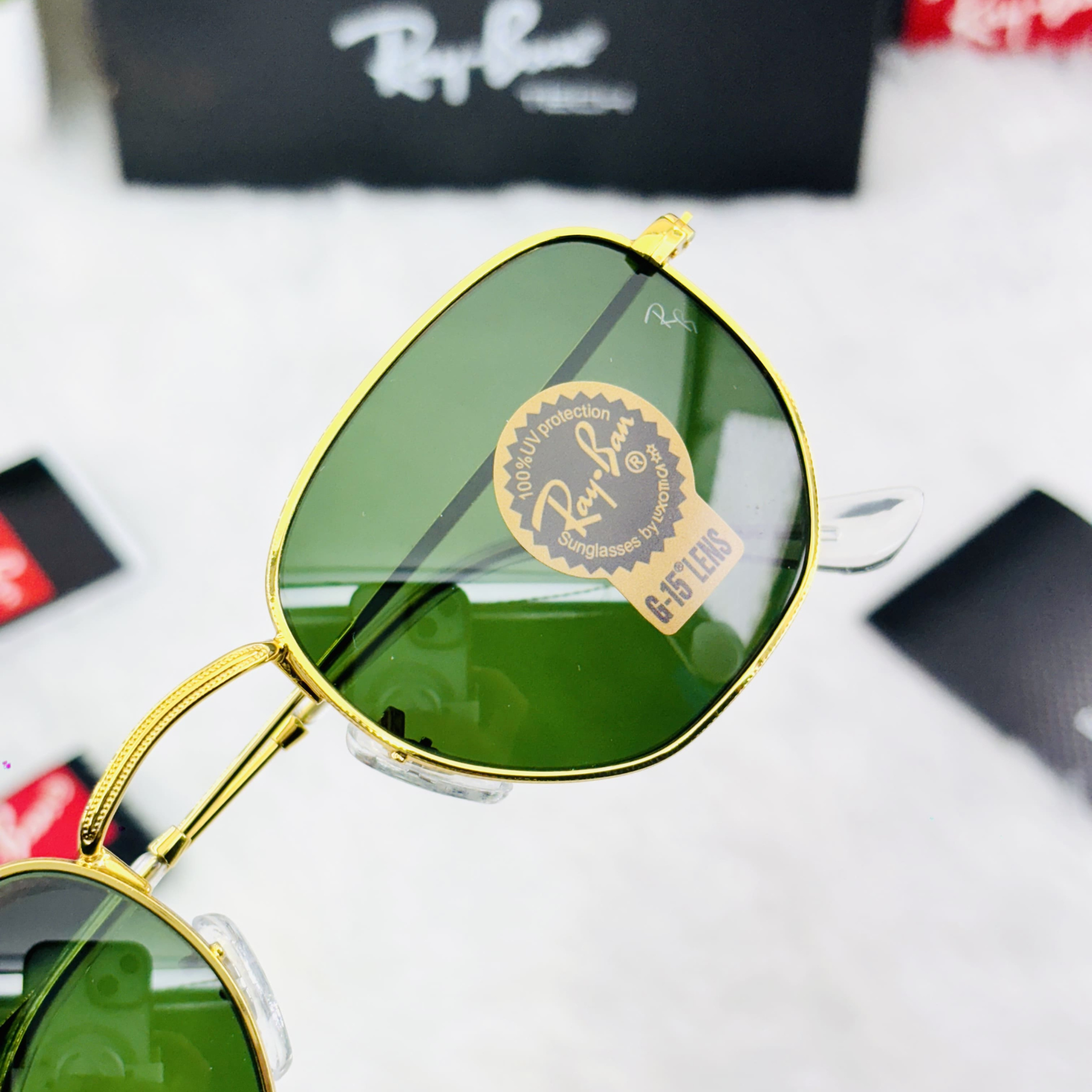 Emerald Metal Sunglasses