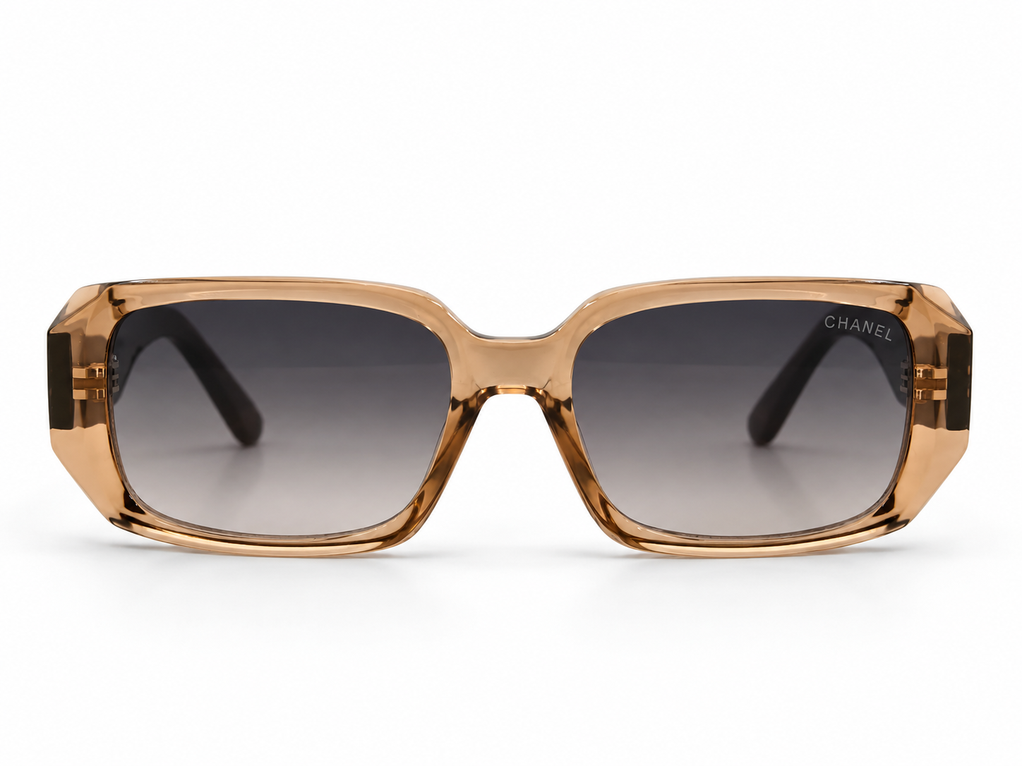 99060 Transparent Brown Gradient Lens Sunglasses