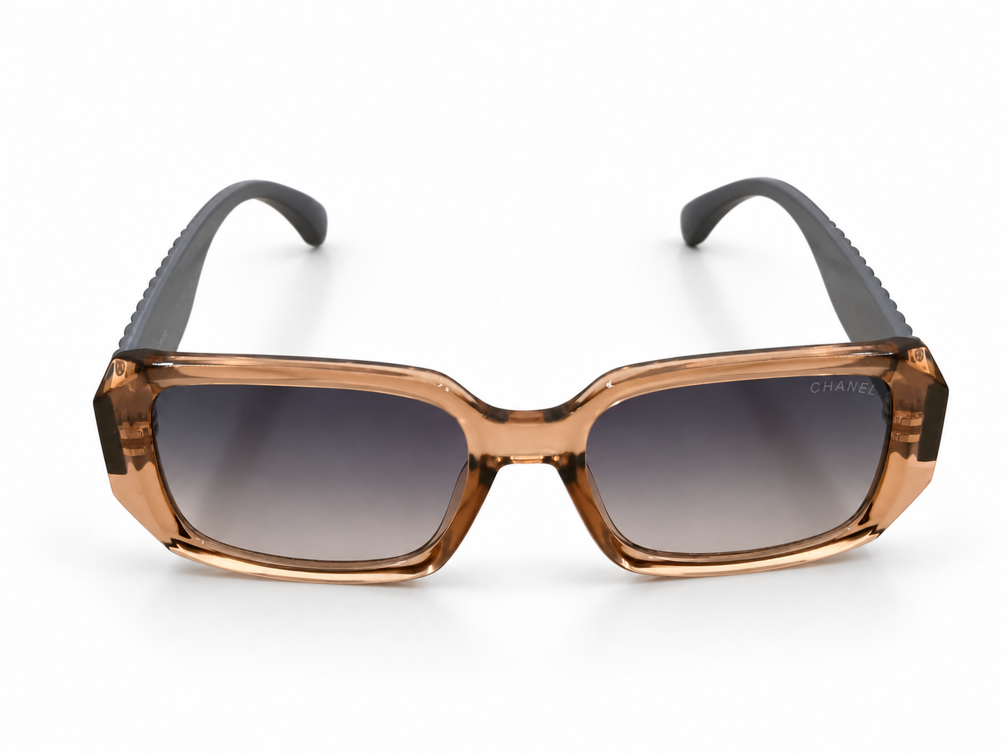 99060 Transparent Brown Gradient Lens Sunglasses