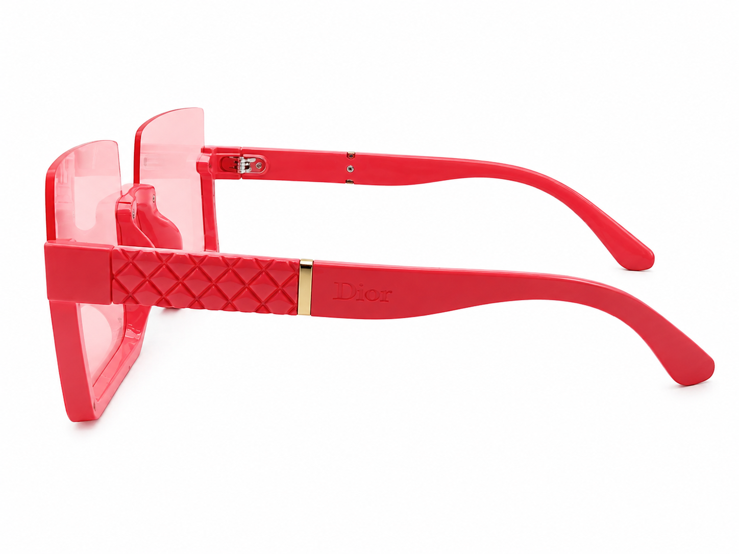 8872 Crimson Blush – Square Oversized Sunglasses