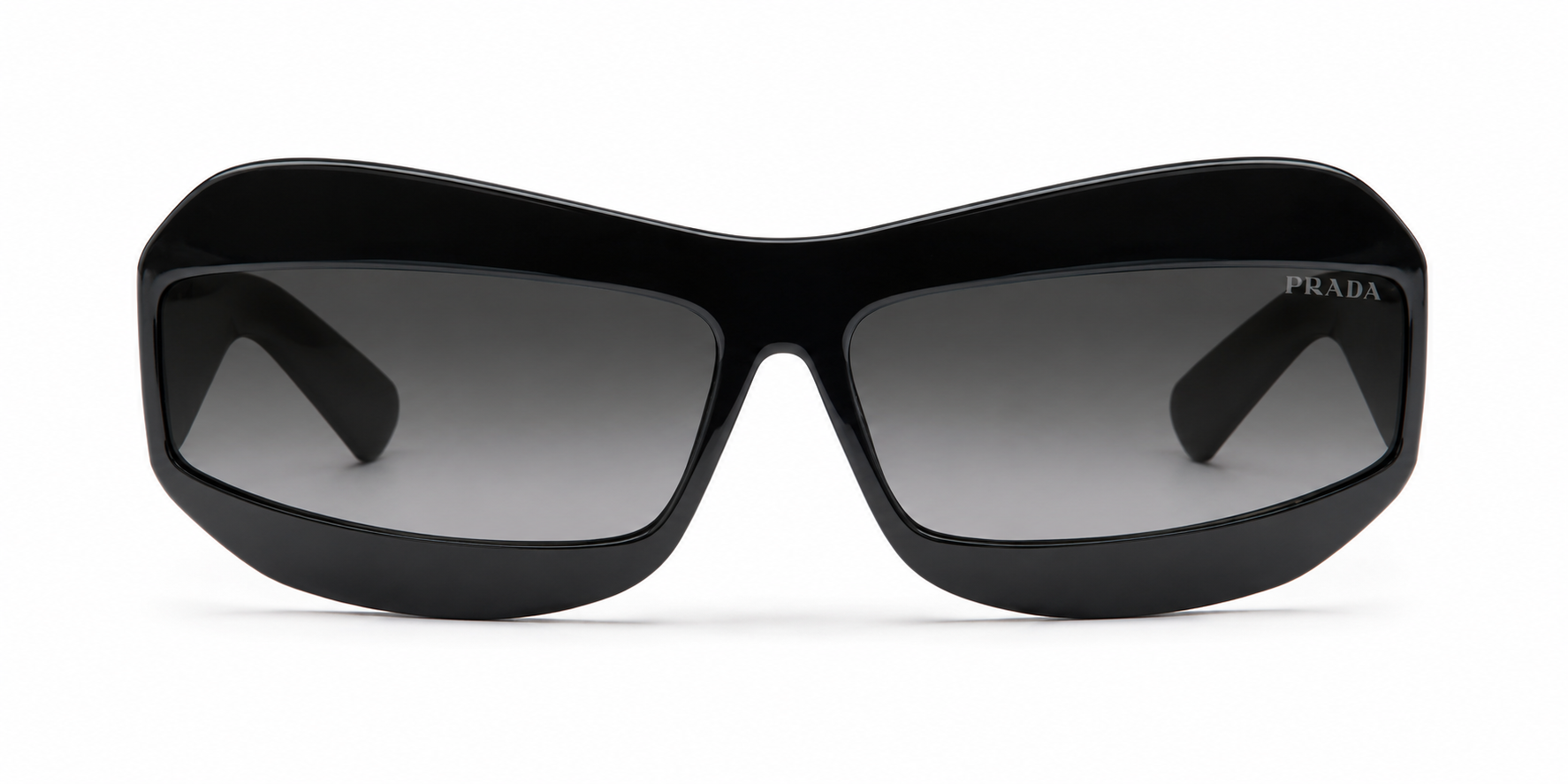 6052 Black Shield Sunglasses