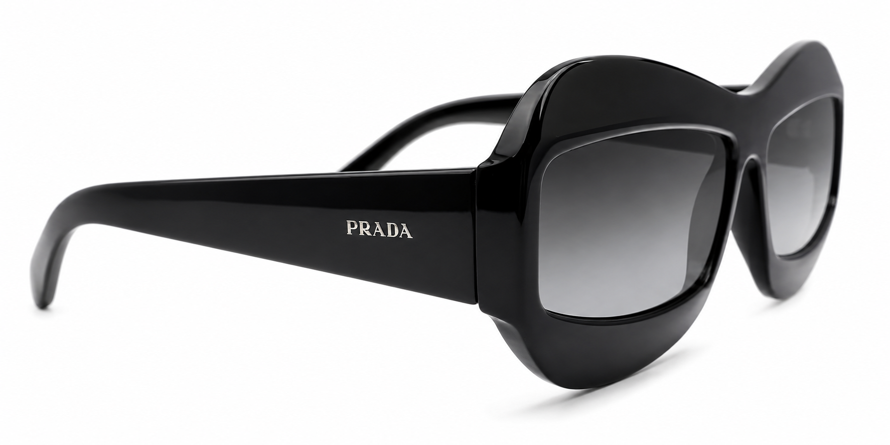 6052 Black Shield Sunglasses