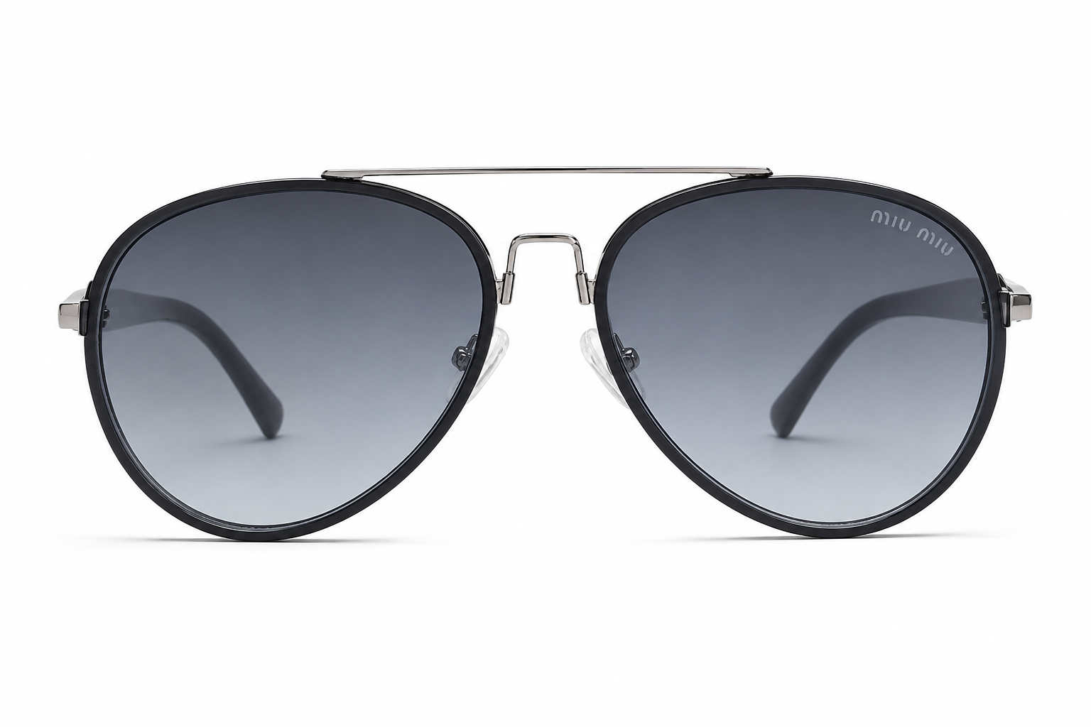 50368 Black Aviator Sunglasses