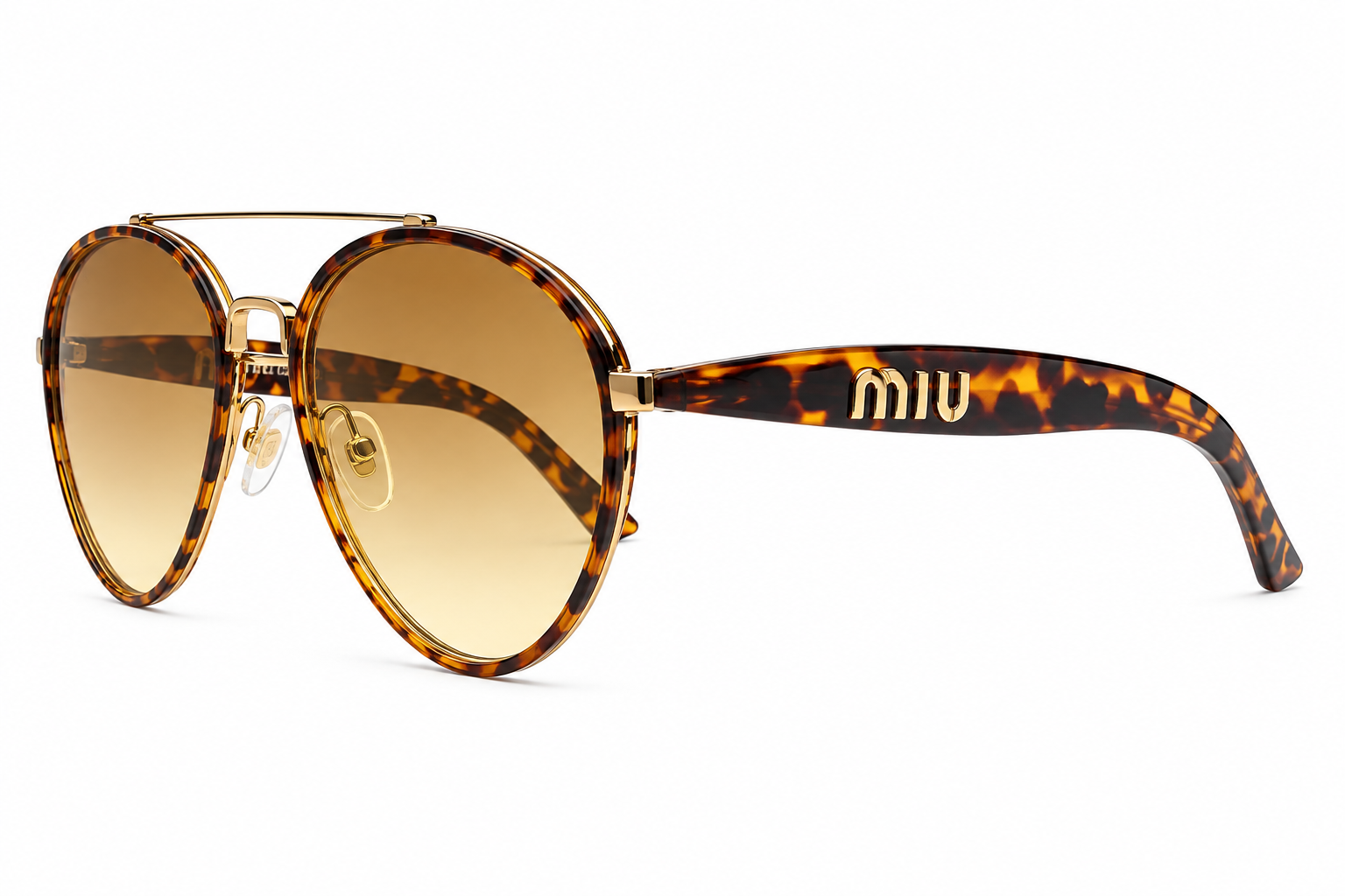 50368 Leopard Aviator Sunglasses