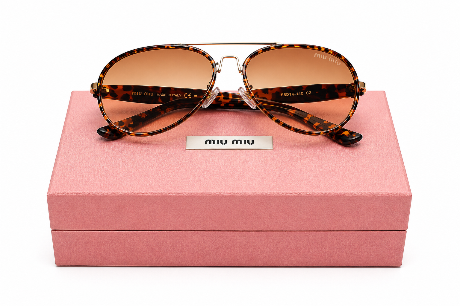 50368 Leopard Aviator Sunglasses