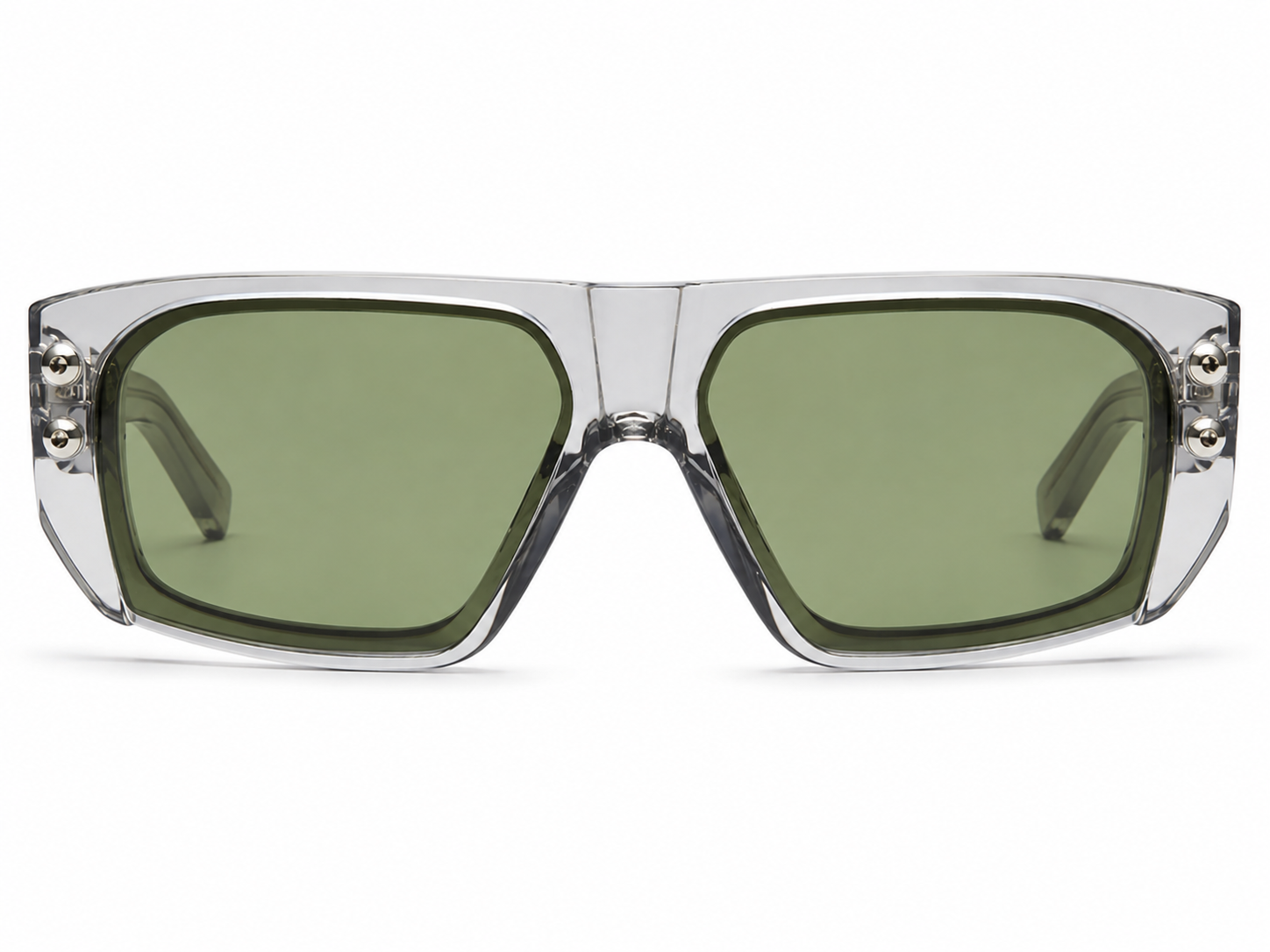 6001 – Crystal Olive Shield Sunglasses