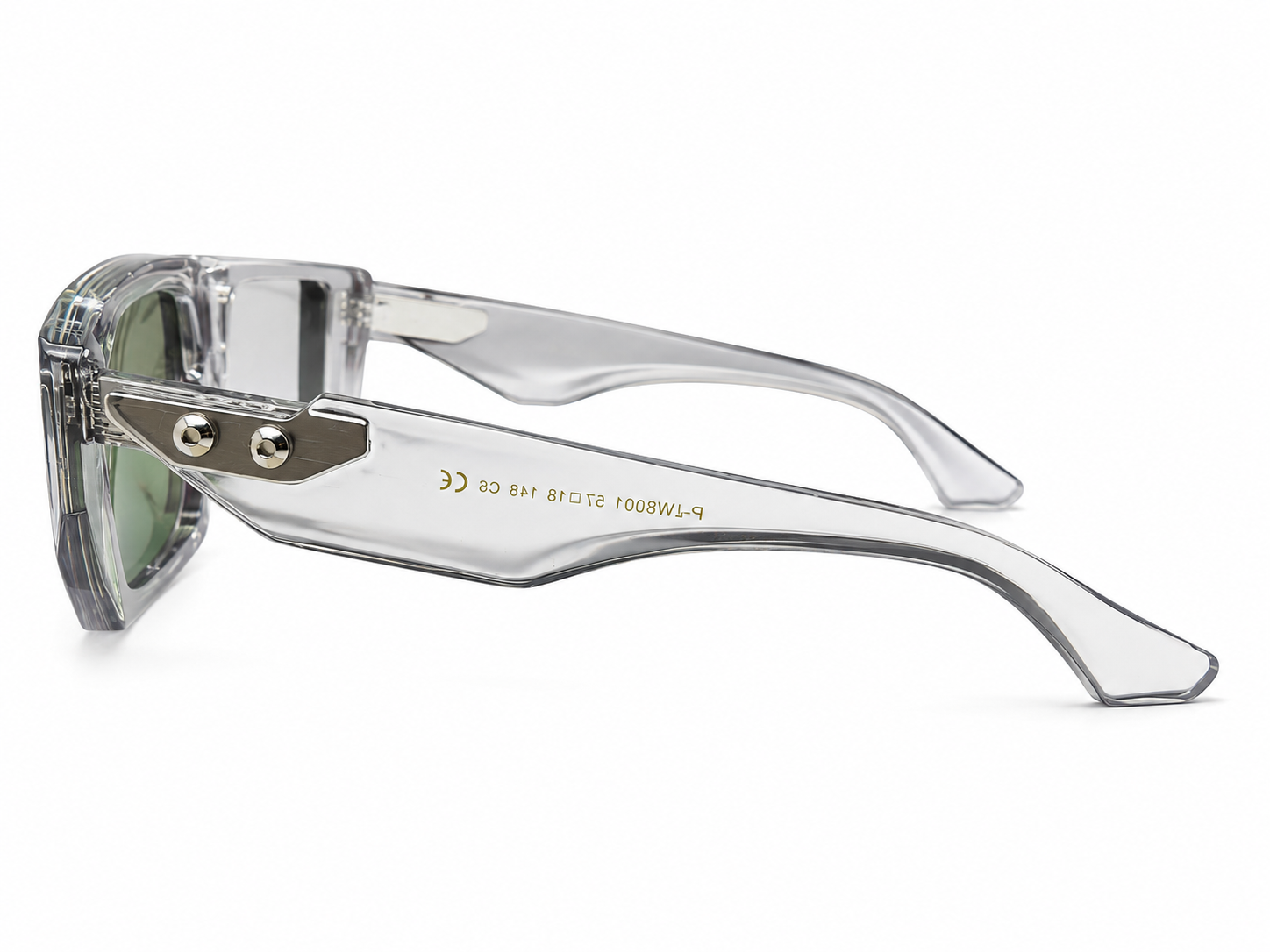 6001 – Crystal Olive Shield Sunglasses