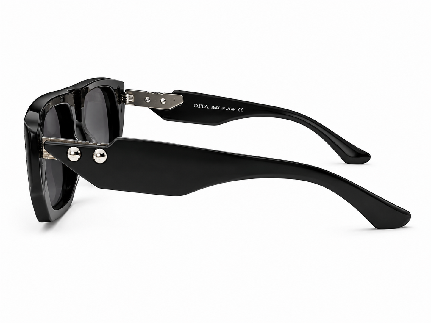 6001 – Onyx Jet Black Shield Sunglasses