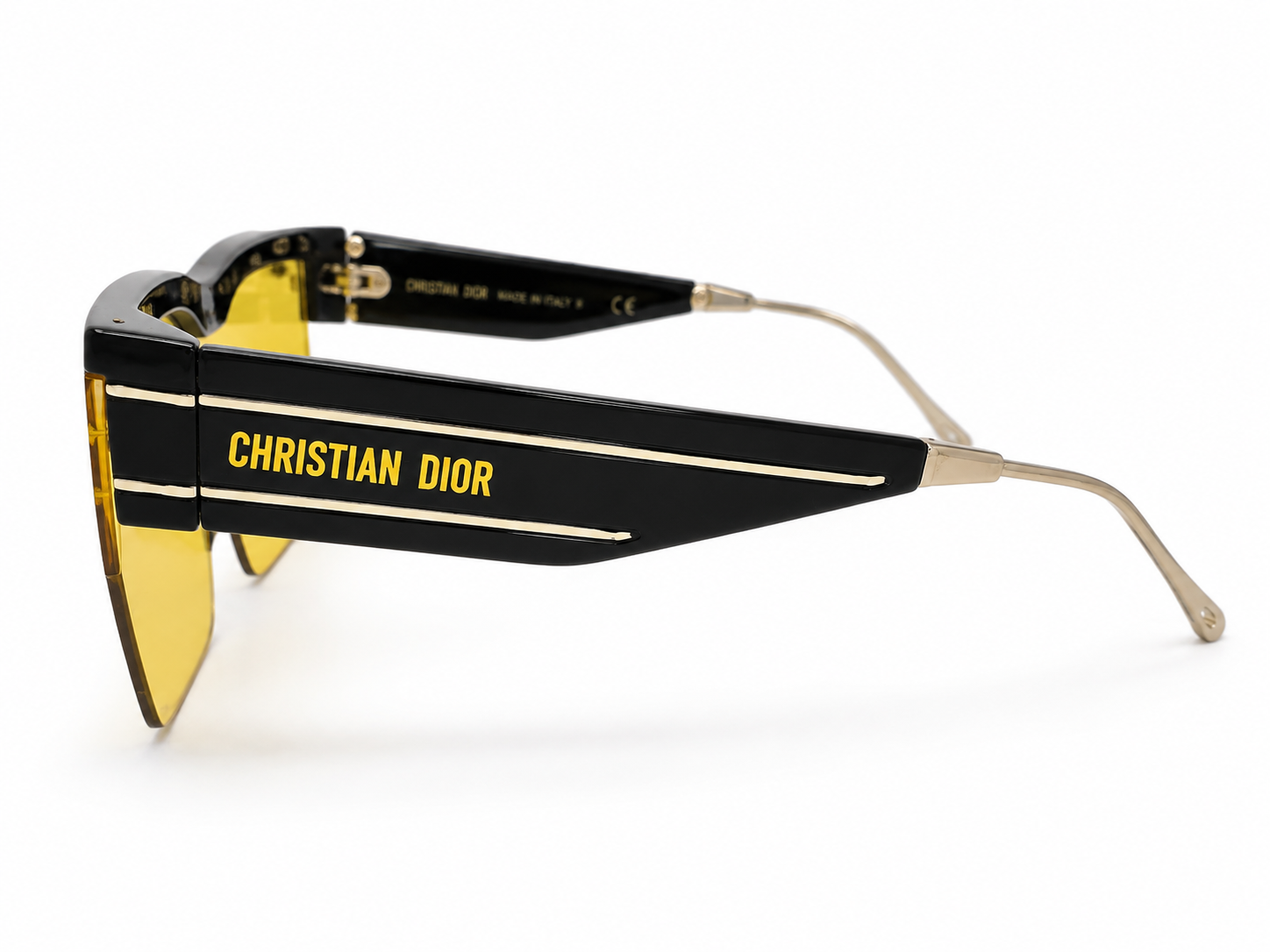 98004 Shield Sunglasses in Electric Yellow Tint