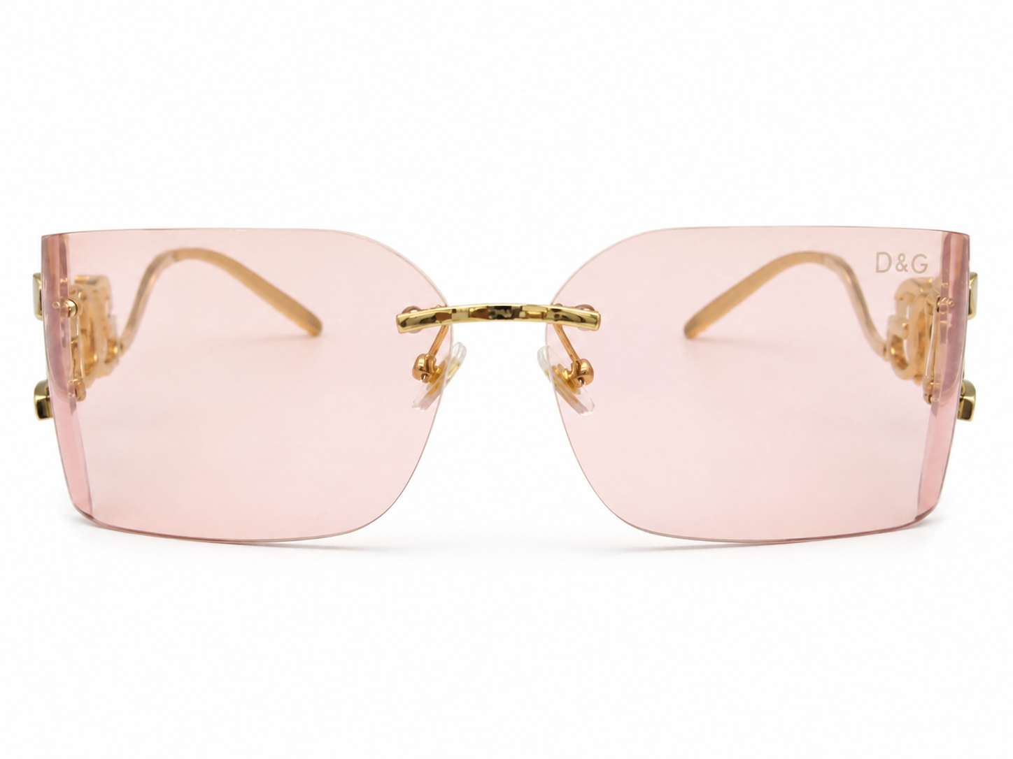 9812 Rimless Shield Sunglasses - Classic Grey