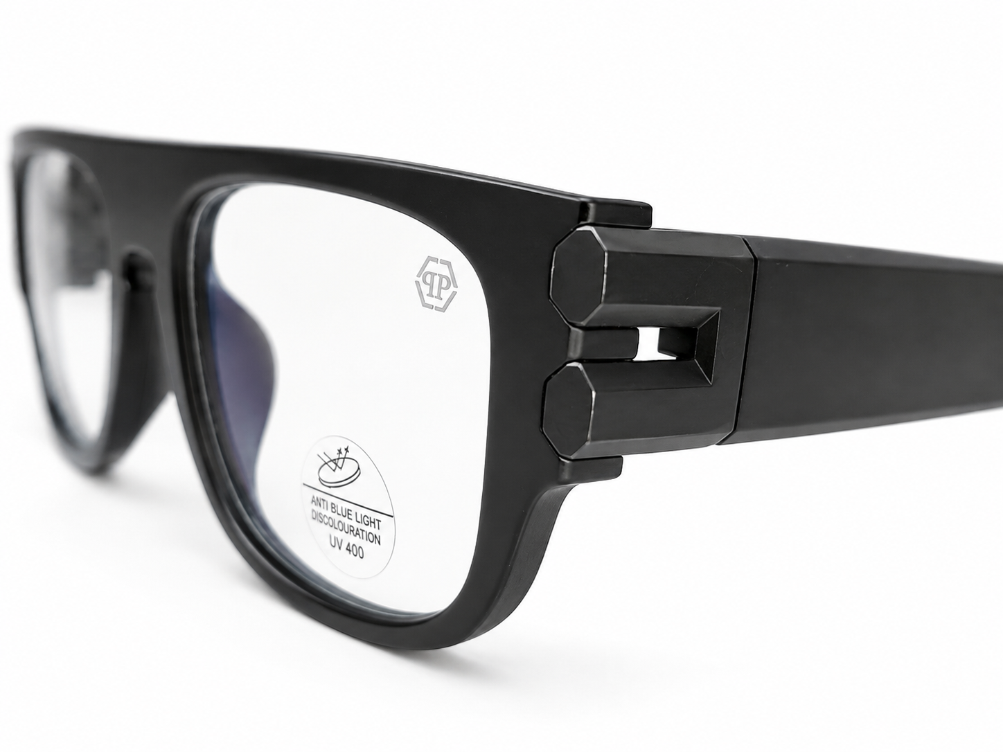 98428 Bold Flat-Top Blue Light Glasses