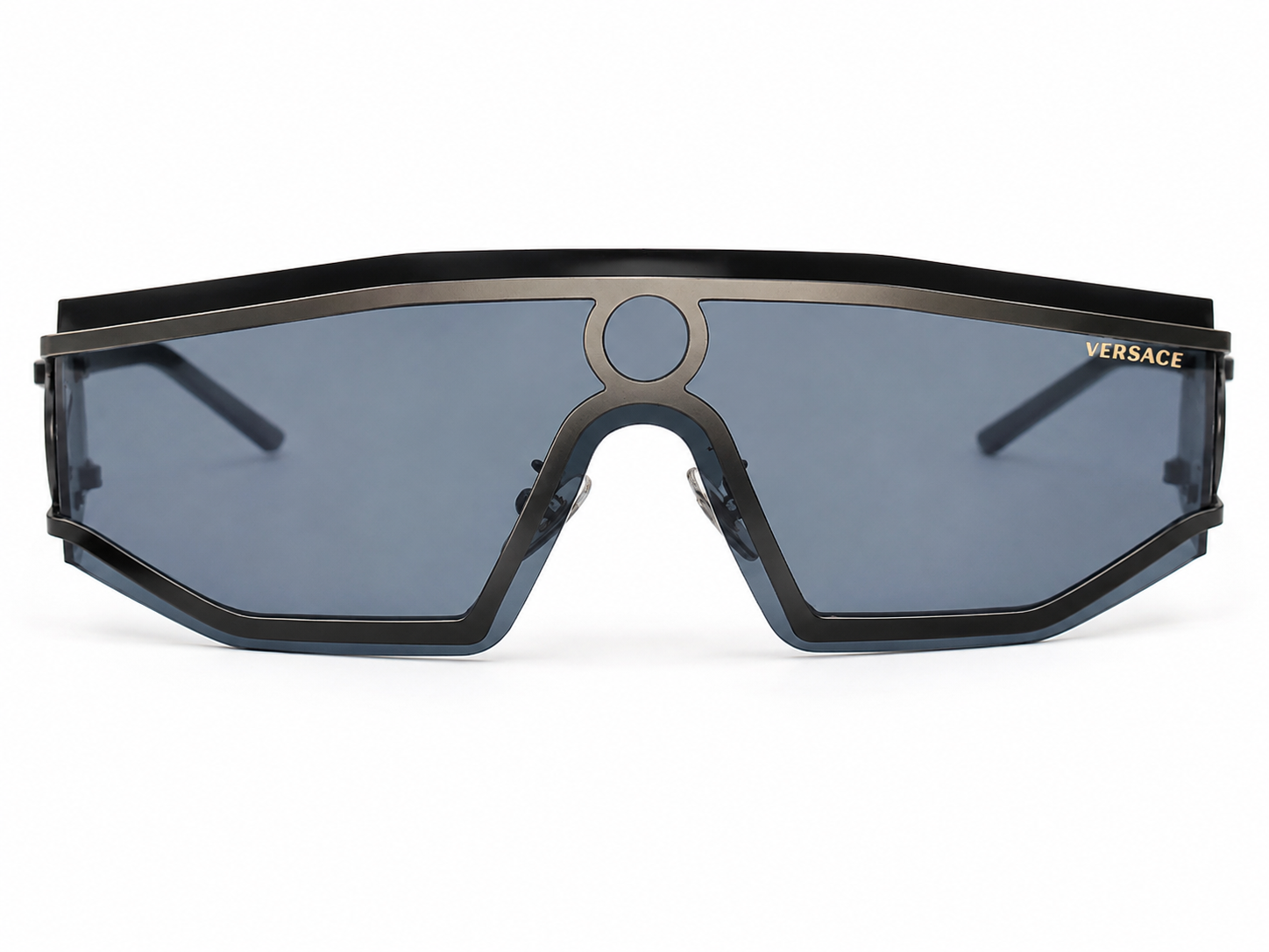 98427 Shield Sunglasses in Gunmetal / Dark Grey