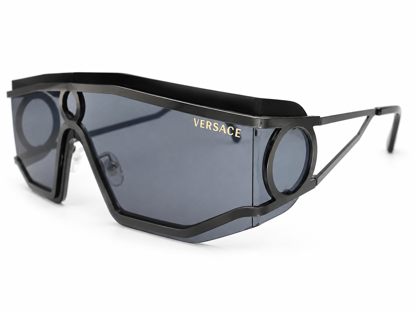 98427 Shield Sunglasses in Gunmetal / Dark Grey