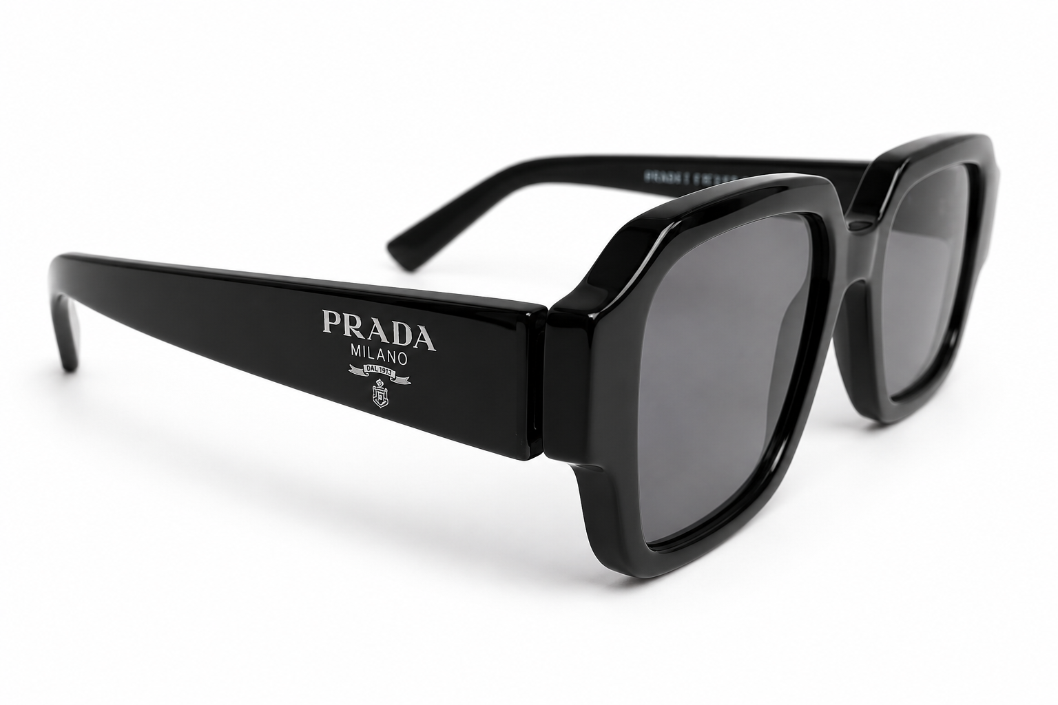 02 Symbole Black Square Sunglasses