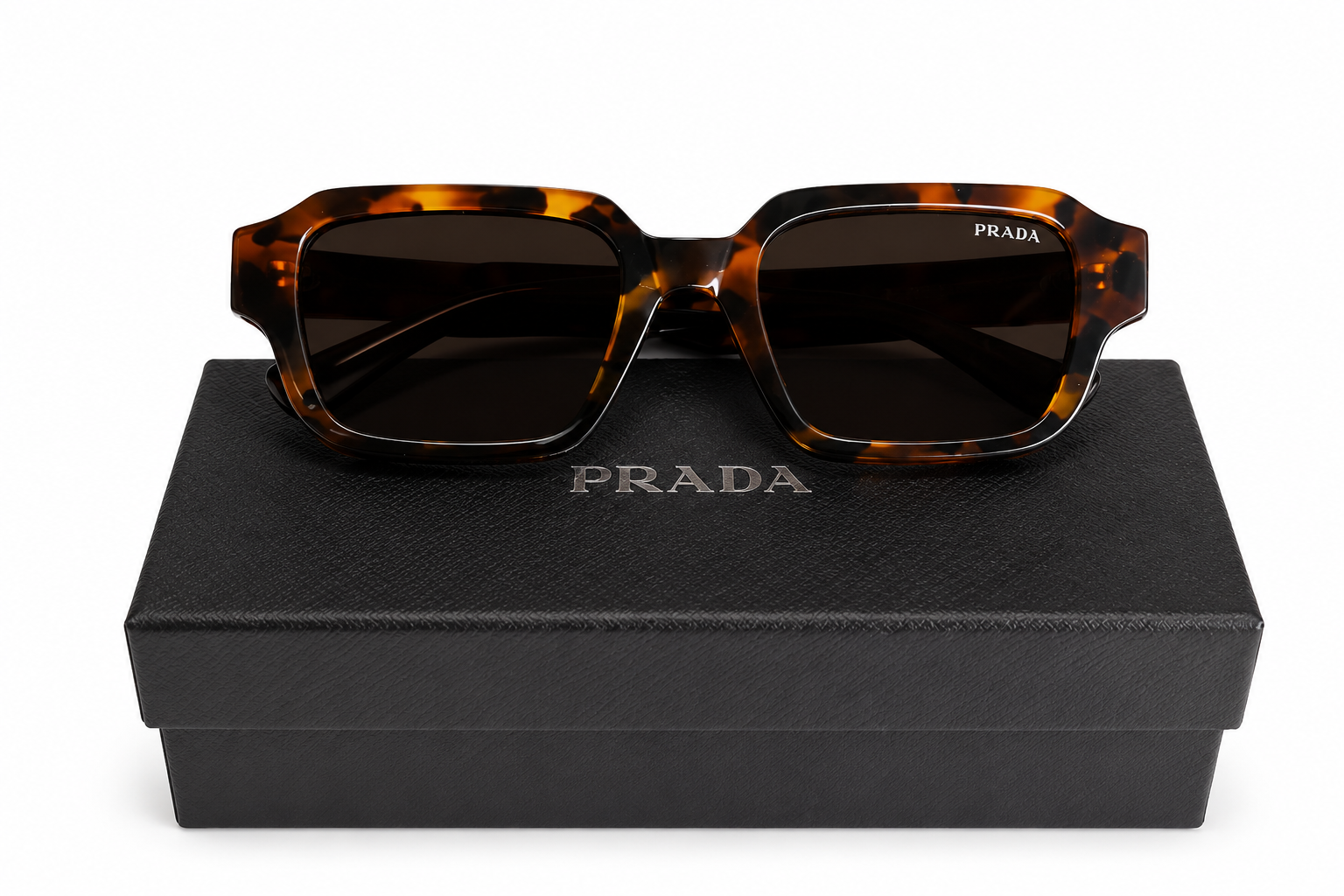 02 Symbole Tortoise Square Sunglasses