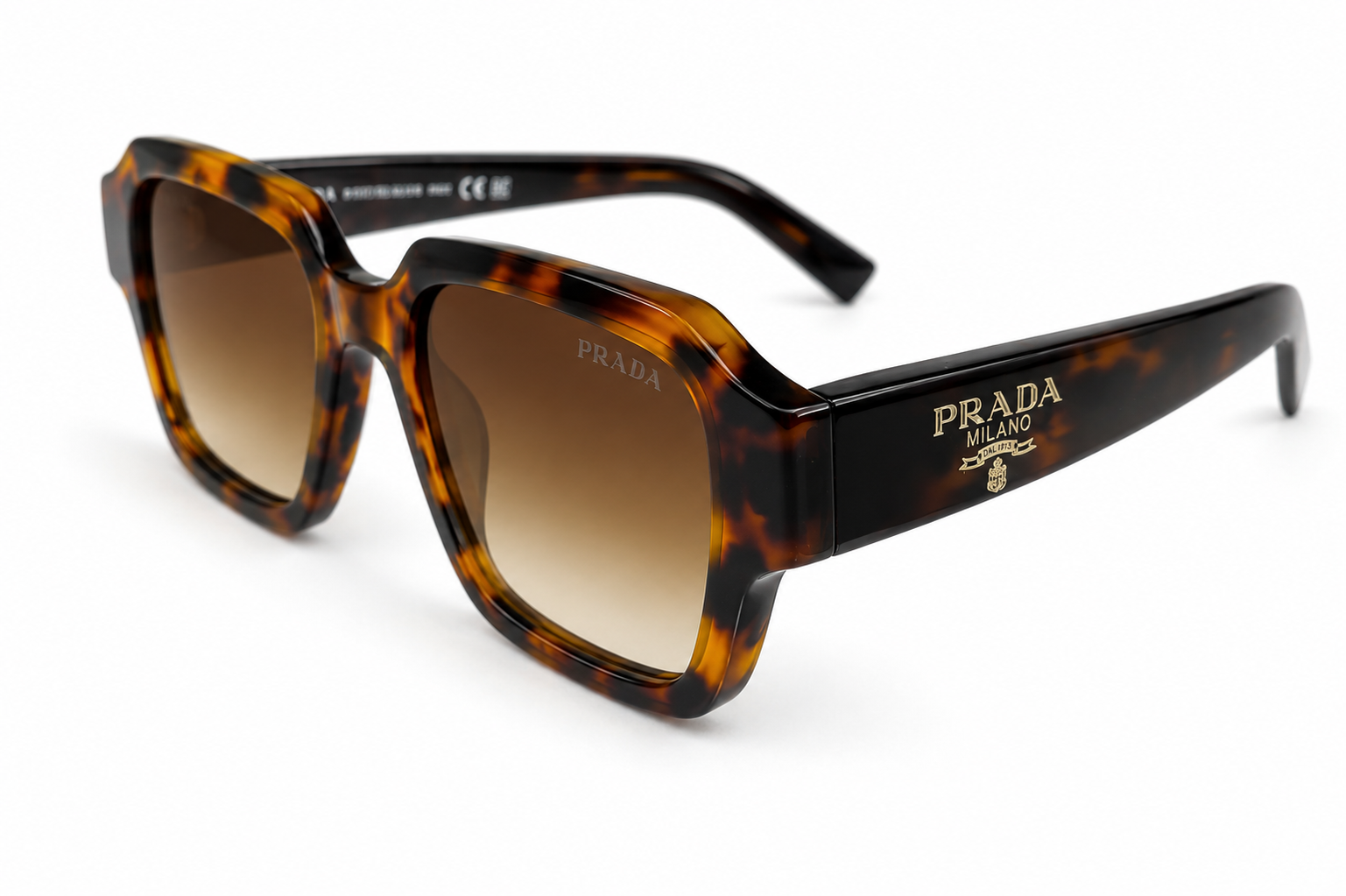 02 Symbole Tortoise Square Sunglasses