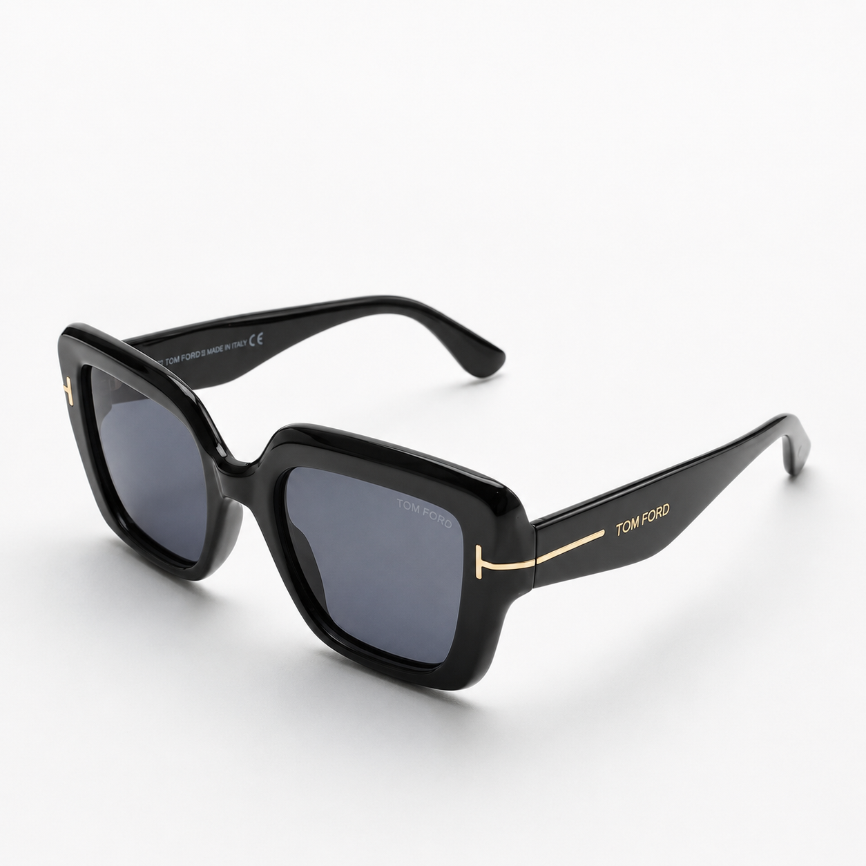 Black Oversized Square Sunglass