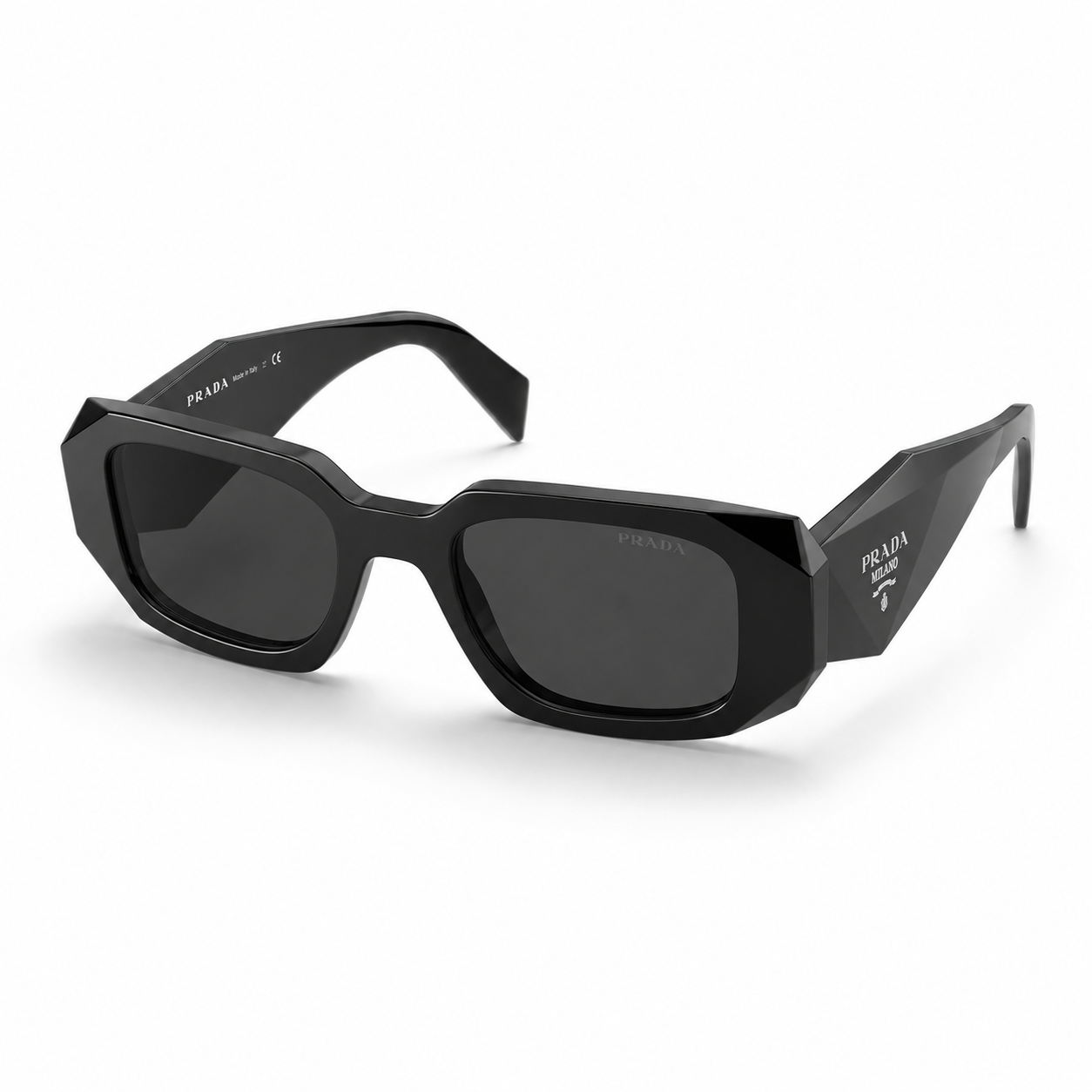 Geometric Rectangular Sunglass for Women – Bold Chunky Thick Frame Eyewear