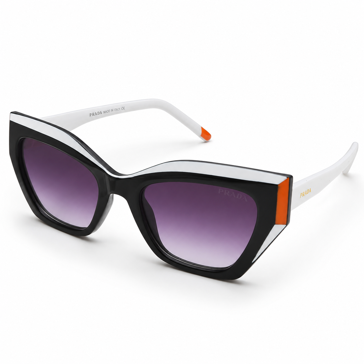 Retro Geometric Cat-Eye Sunglass