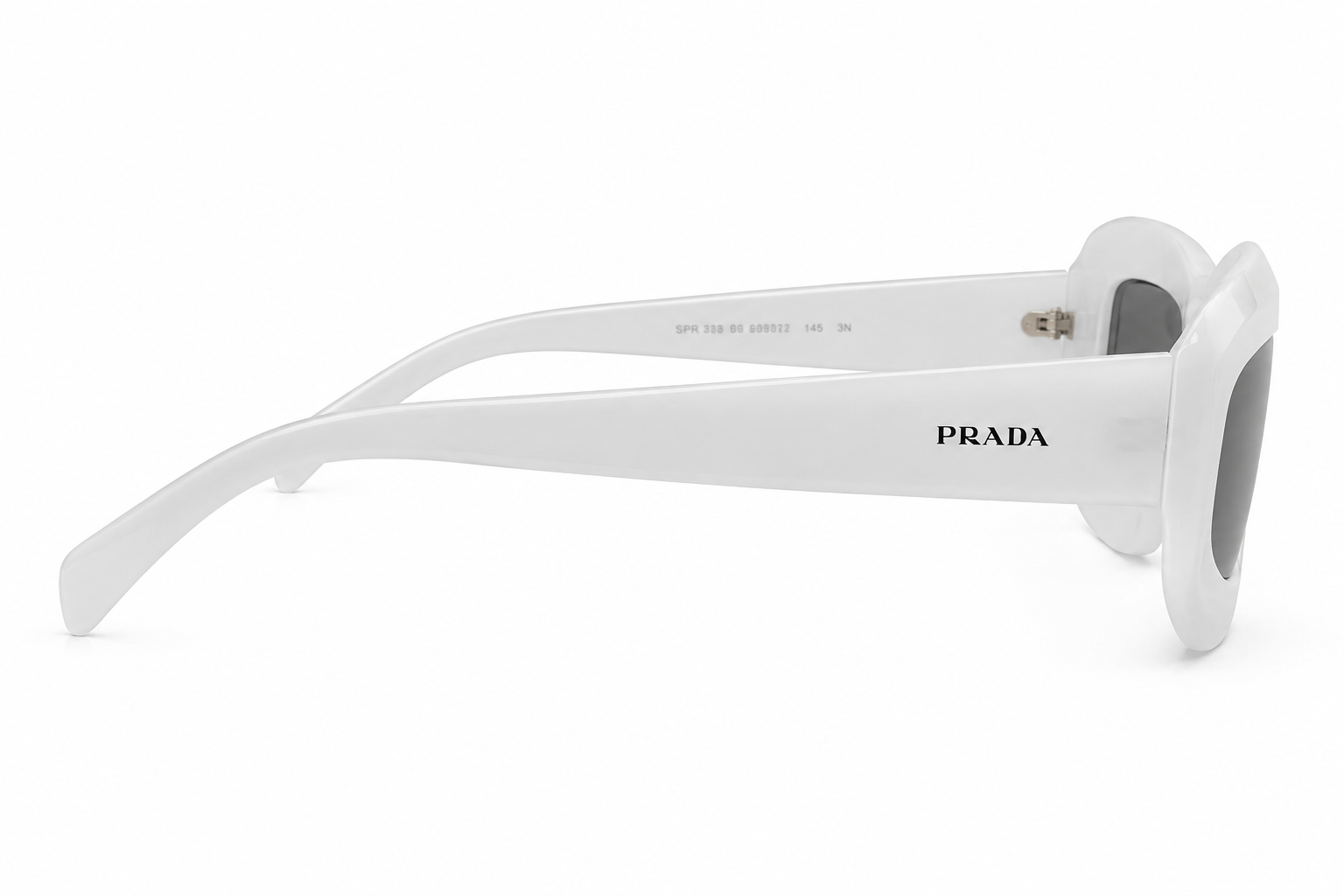 6052 White Shield Sunglasses
