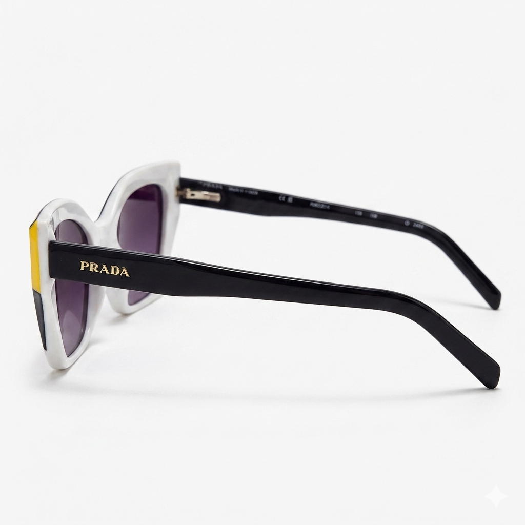 Aura Two-Tone Cat-Eye Sunglass