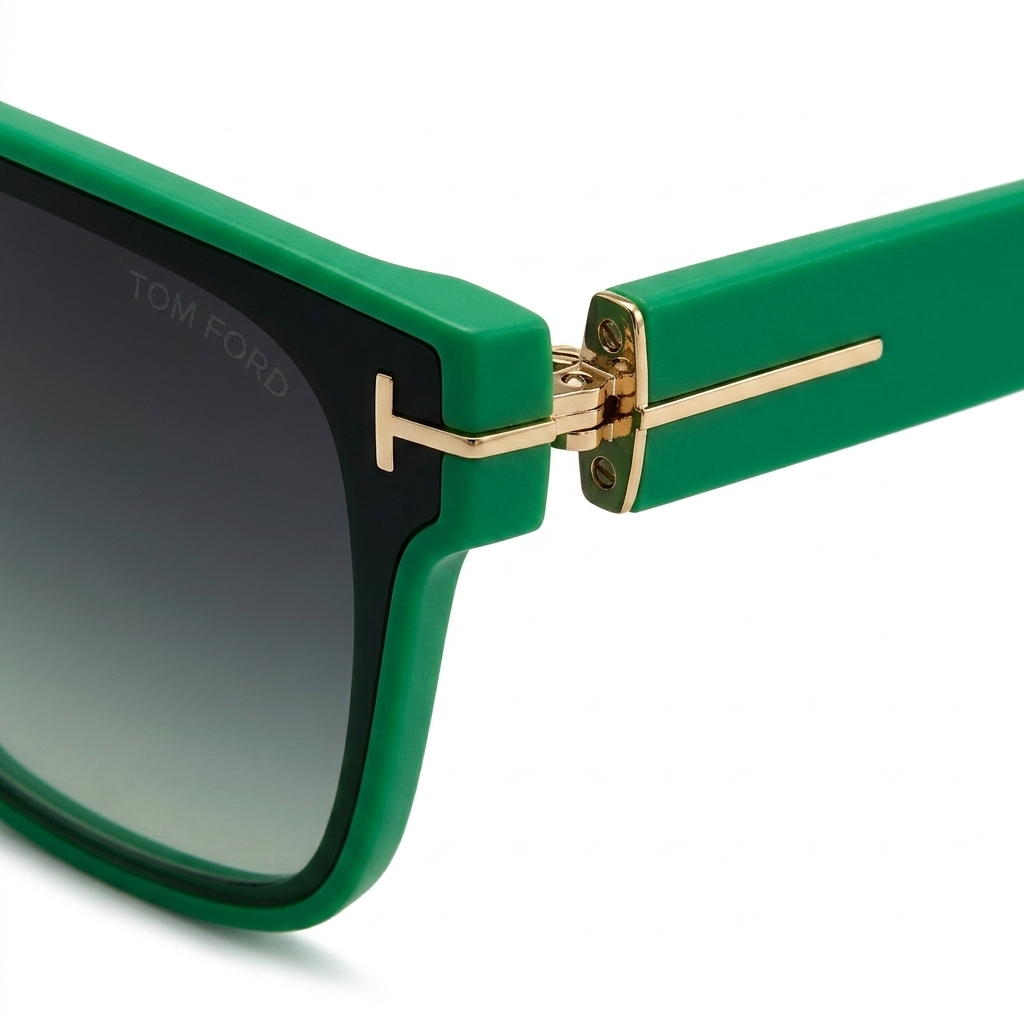 22014 Emerald Horizon Oversized Square Sunglasses – Bold Flat Top Shield Eyewear