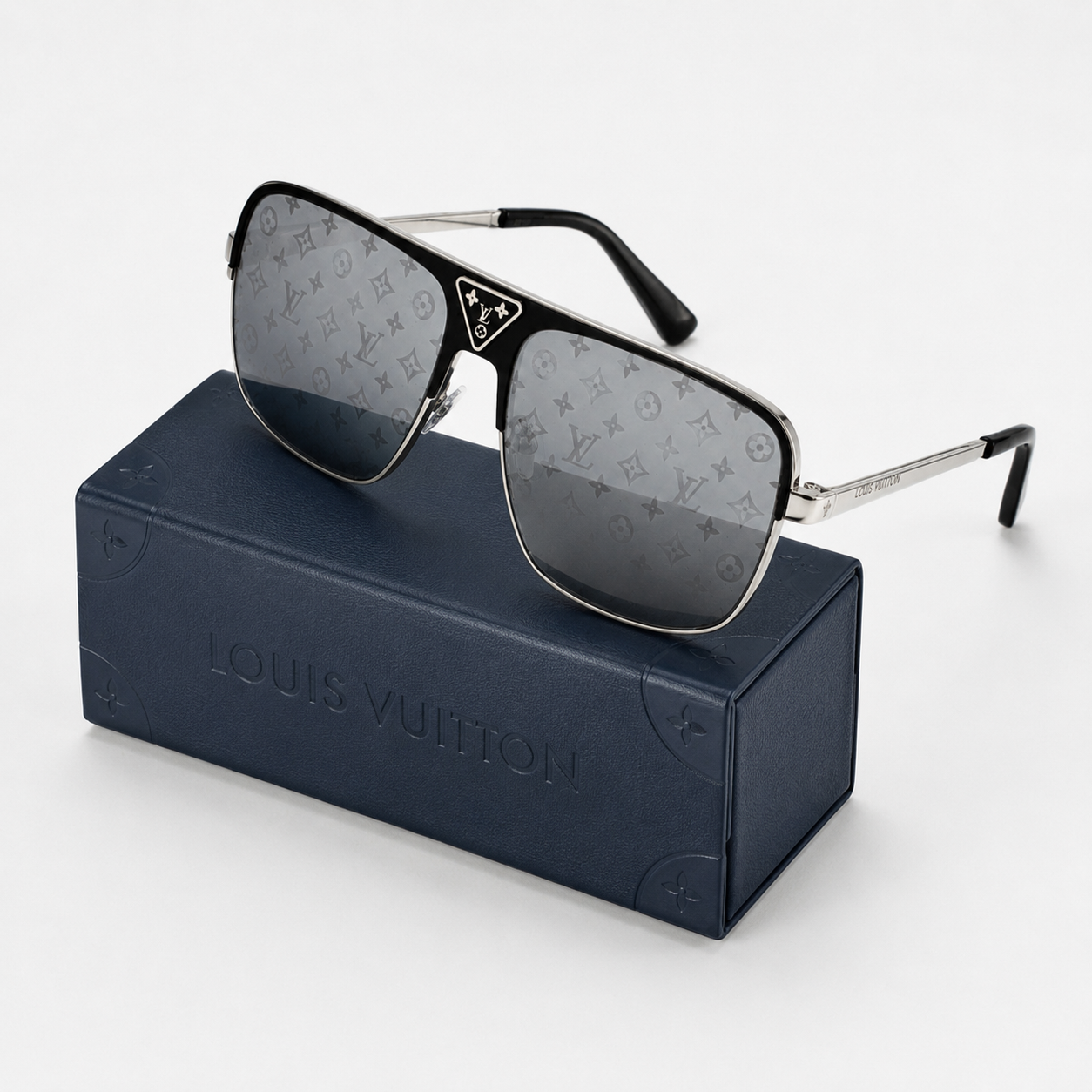 2076 Monogram Steel Aviators