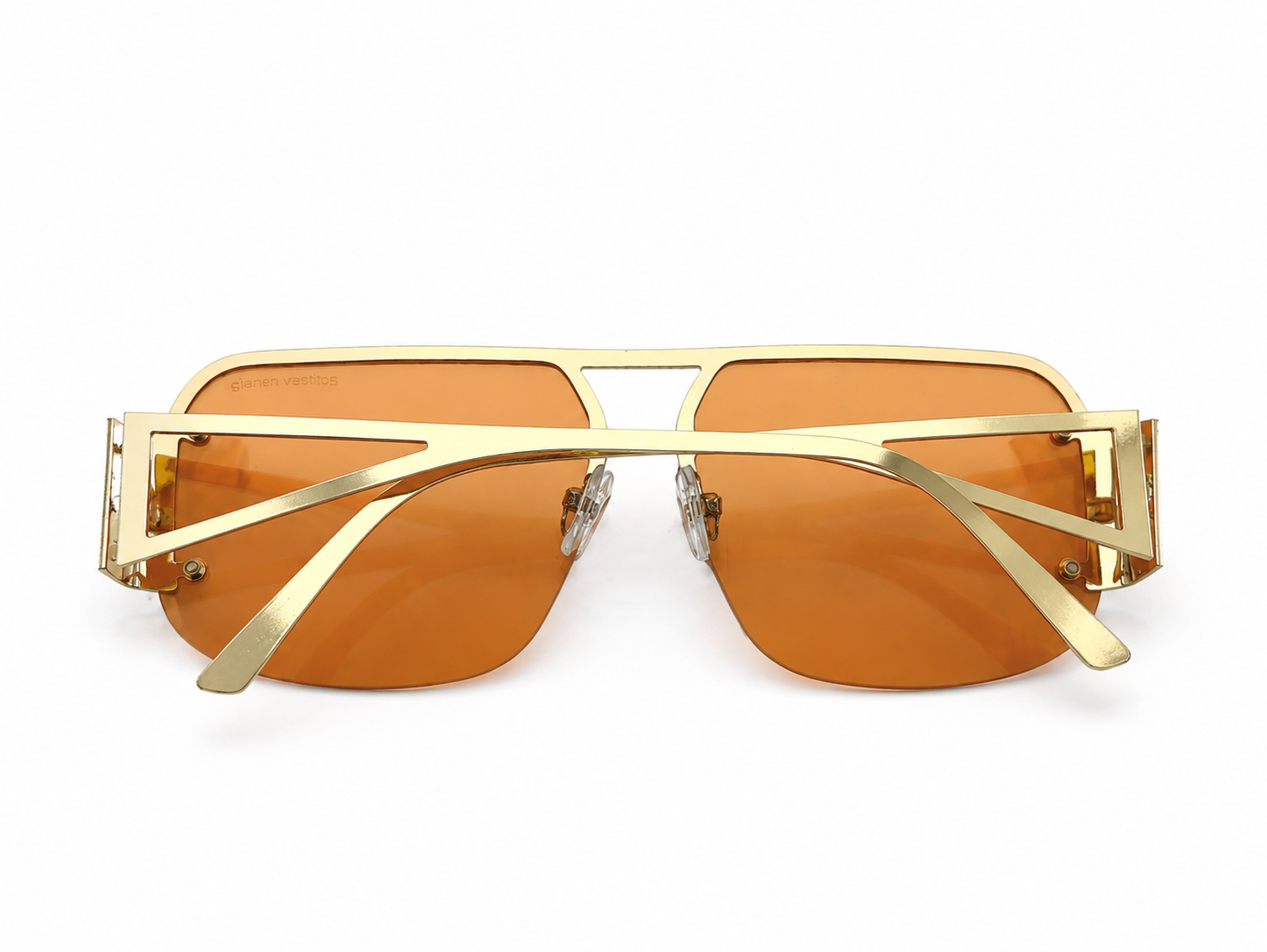 90226 Amber Gold Shield Sunglass