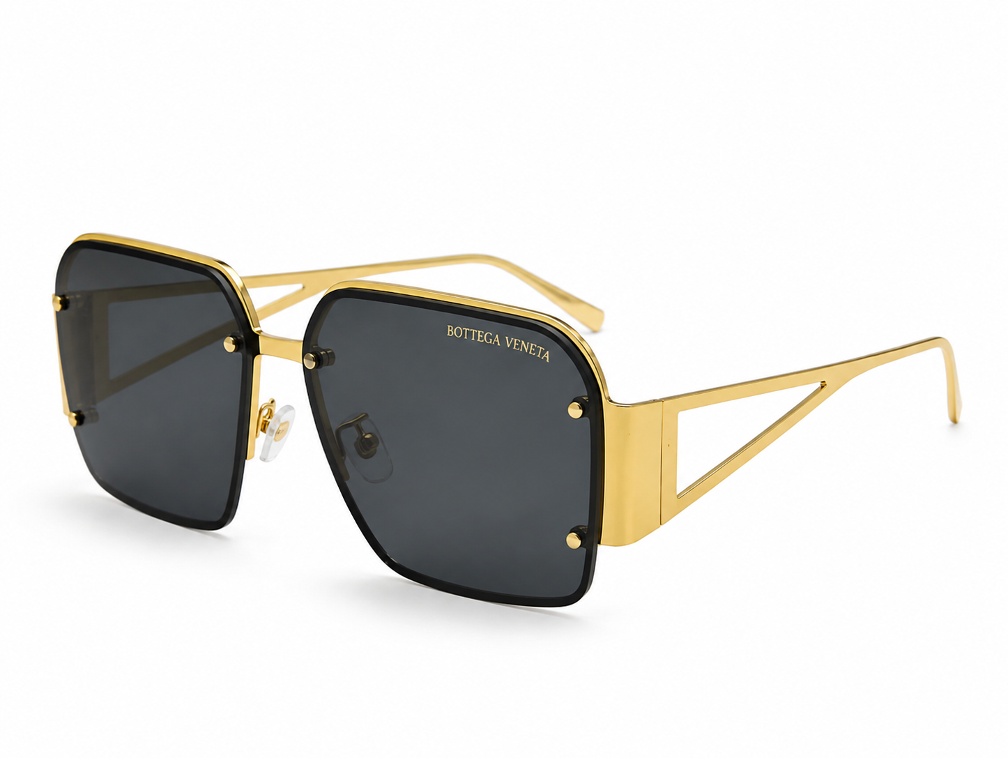 90226 Black & Gold Shield Sunglass