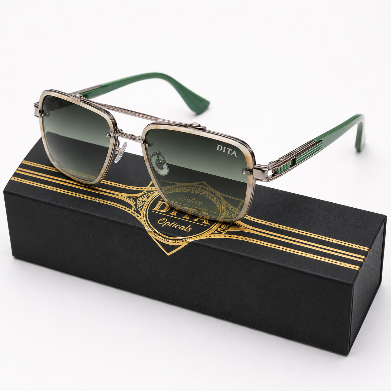 5G77 Gunmetal Square Frame