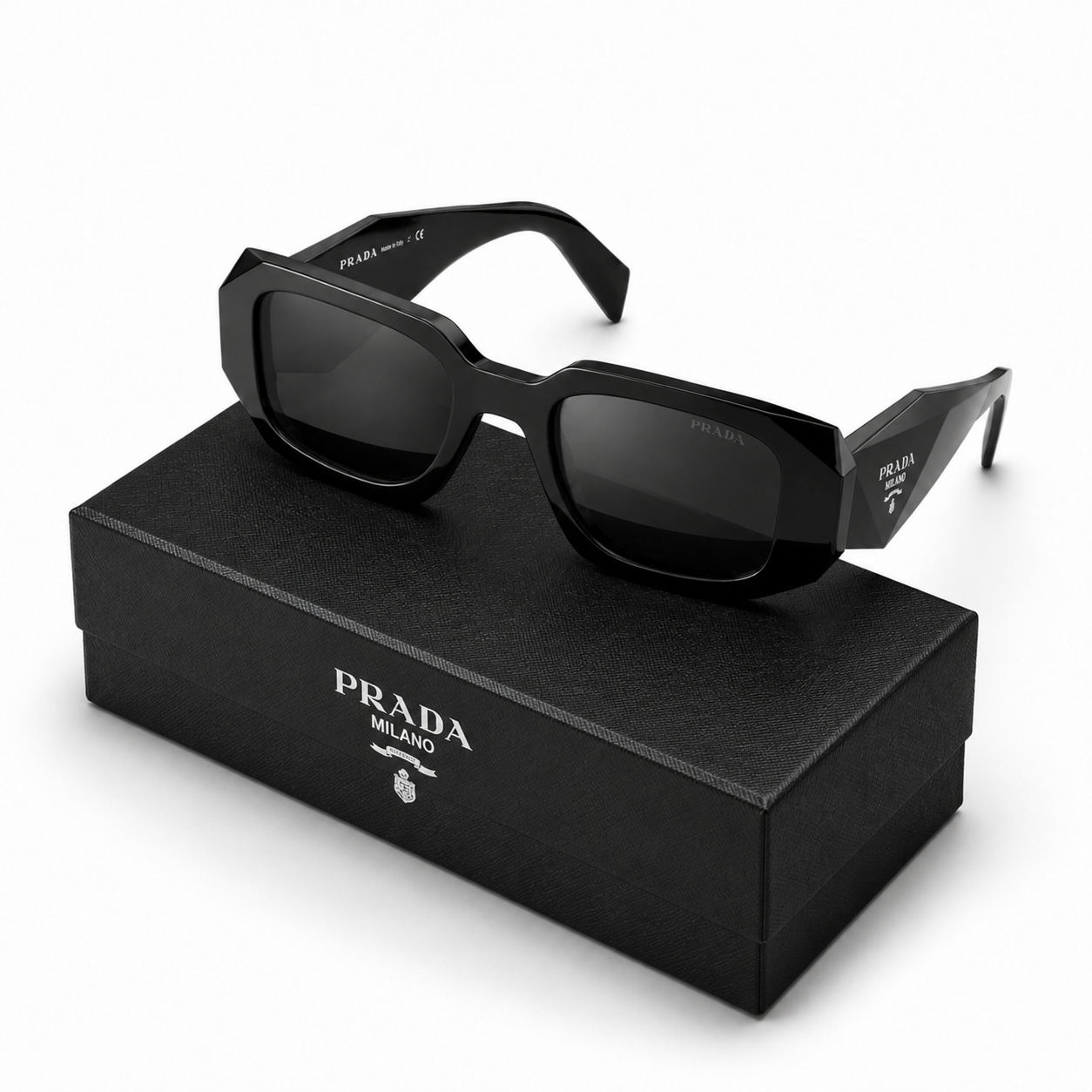 8251 Geometric Thick Frame