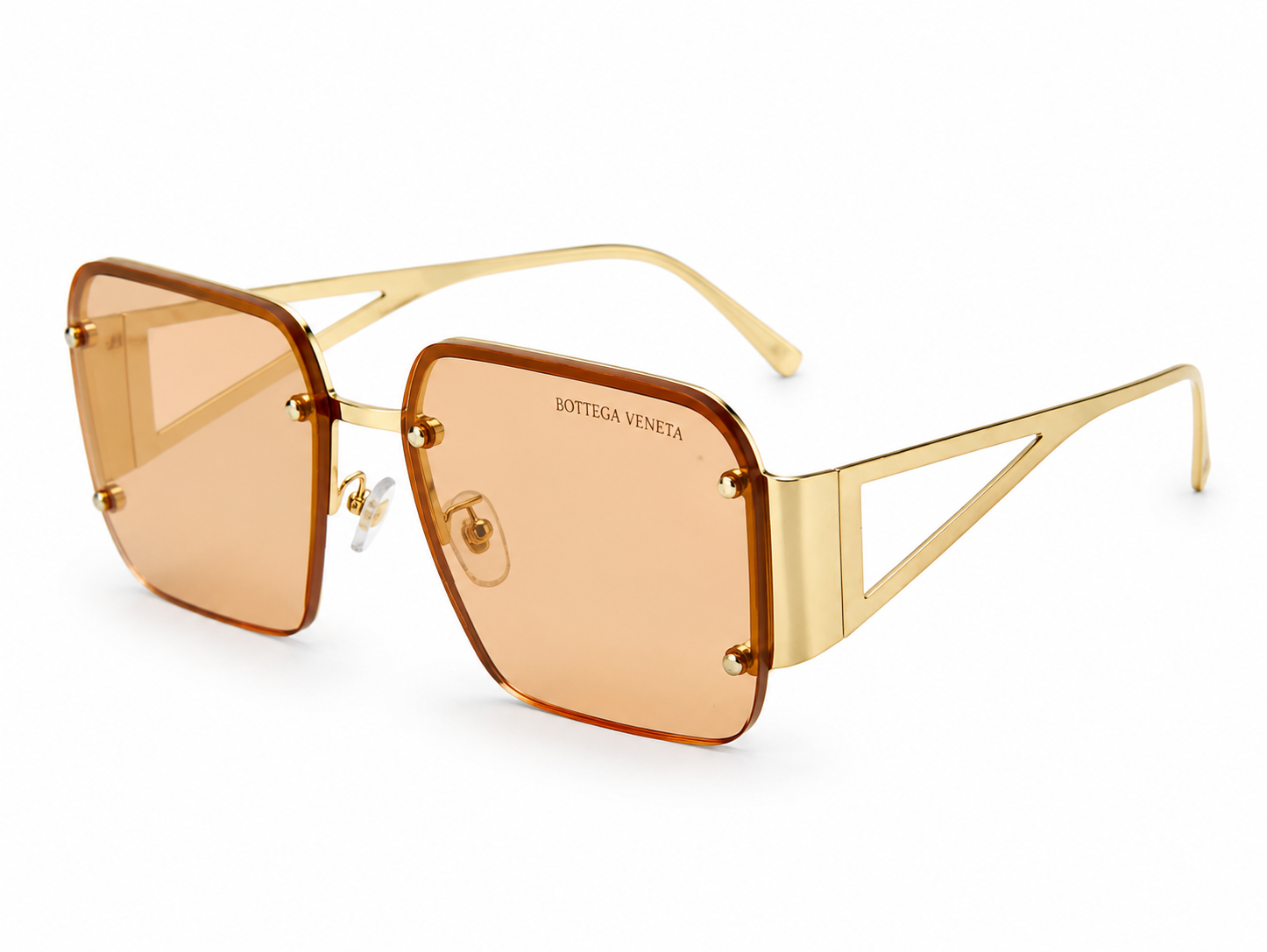 90226 Amber Gold Shield Sunglass