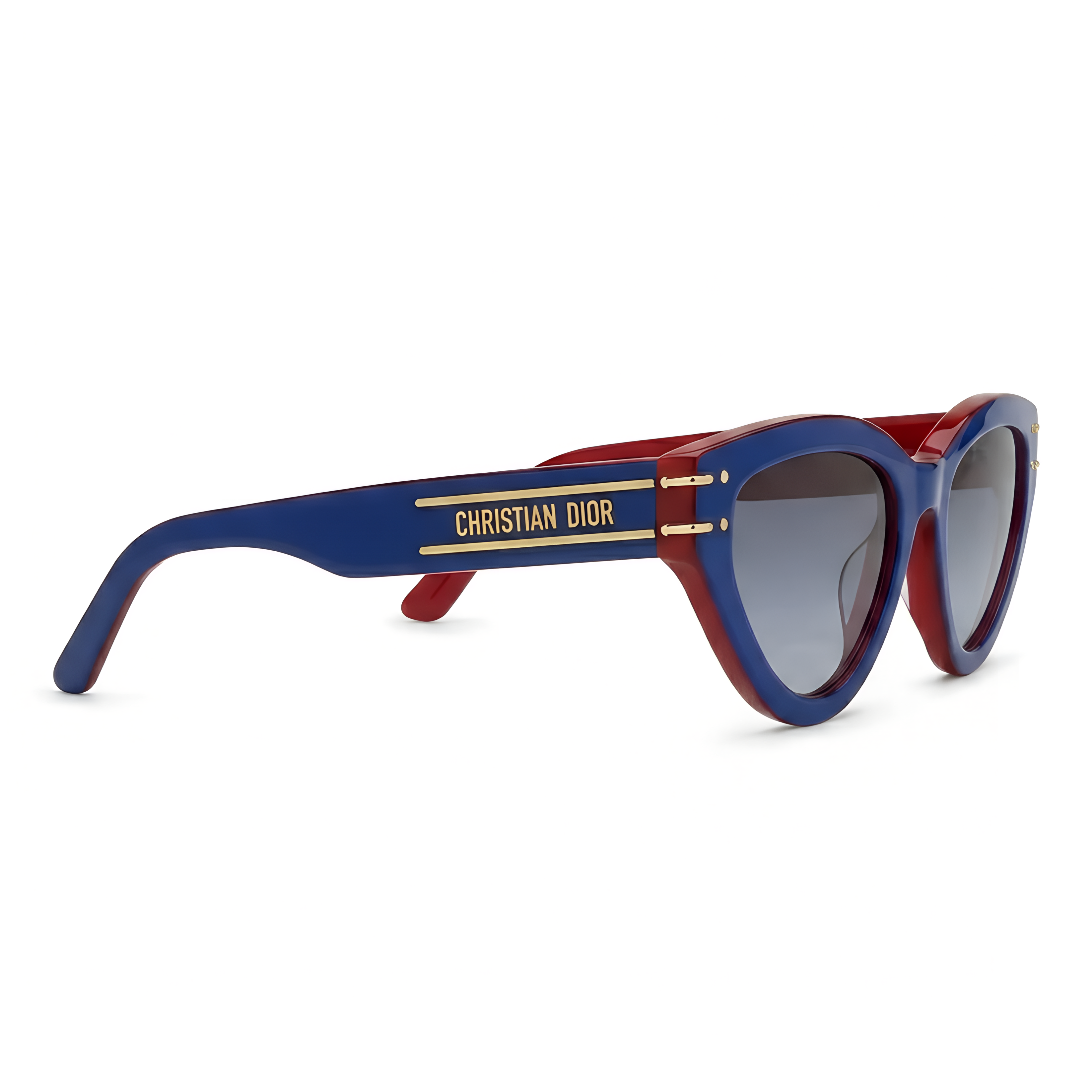 Iconic Cat-Eye Design in Navy Blue Sunglass