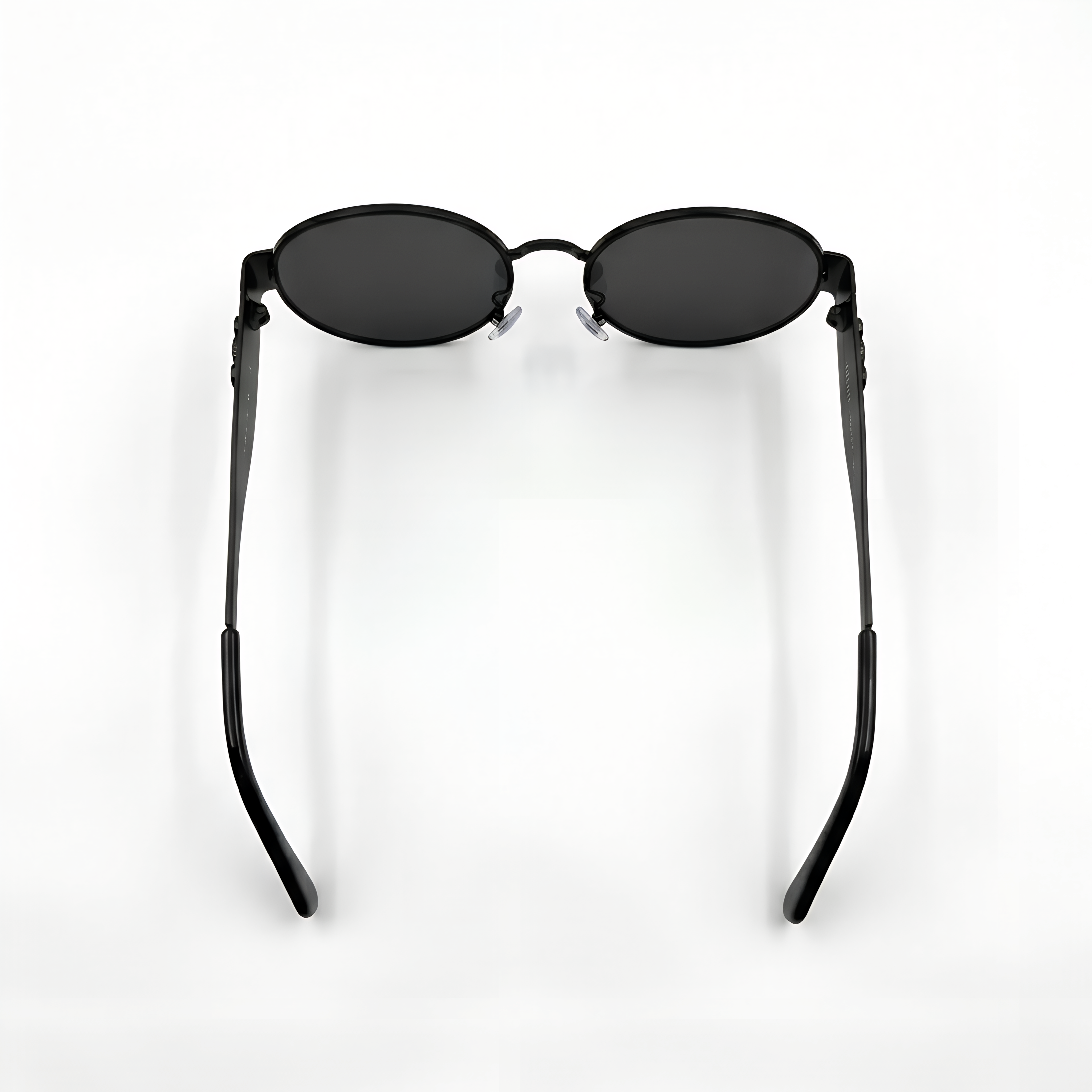 Designer Oval Sunglass Matte Black